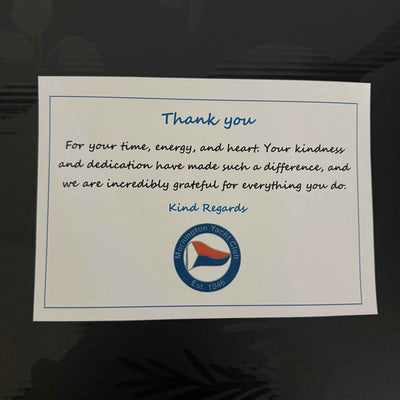 Include a personalised card (Optional )